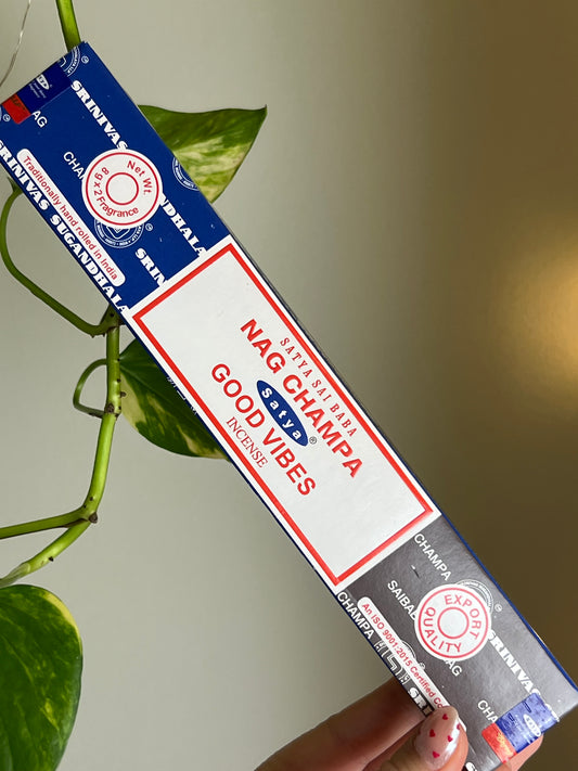 Nag Champa x Good Vibes Satya Incense