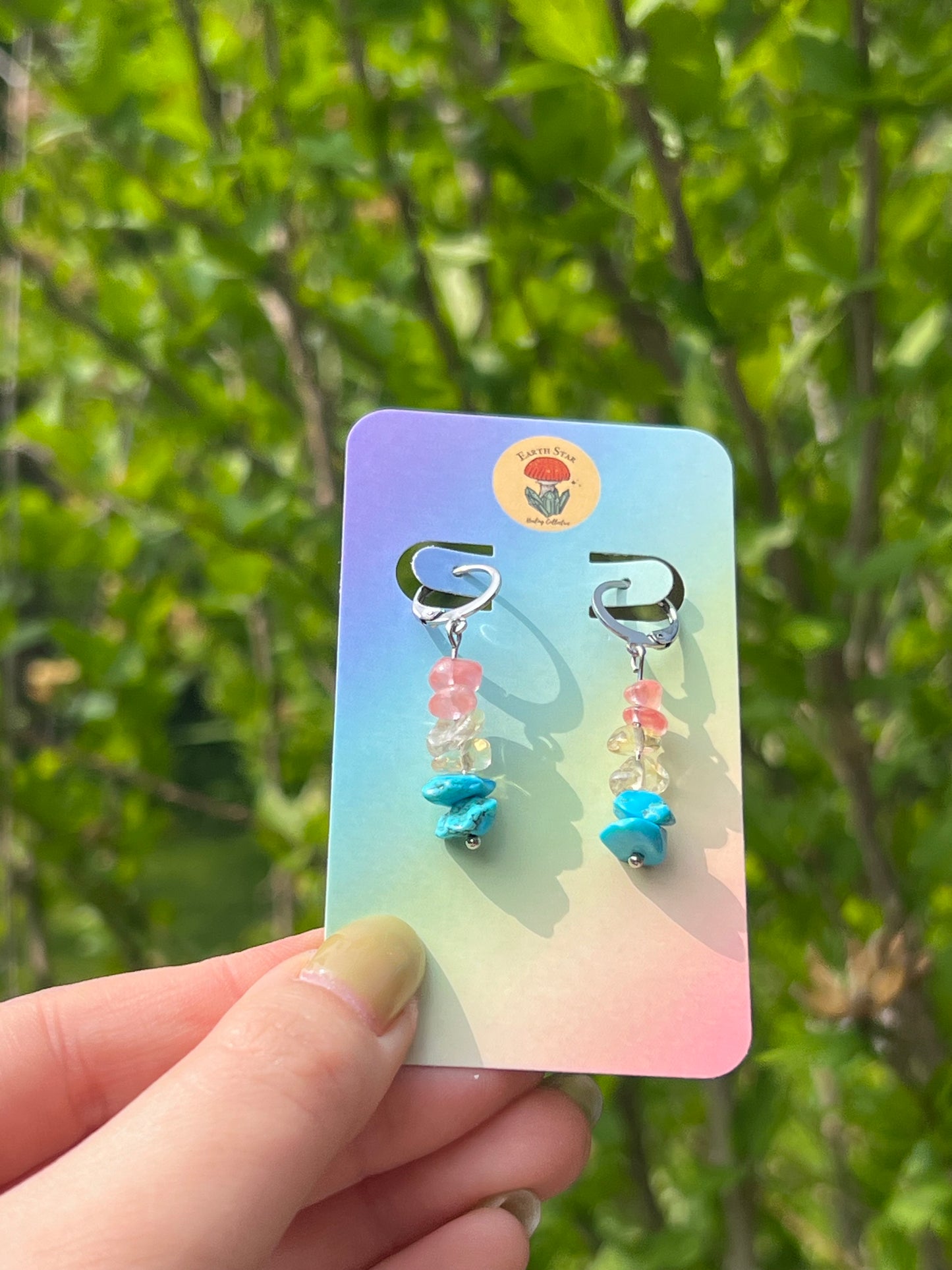 Pansexual Pride Flag Earrings