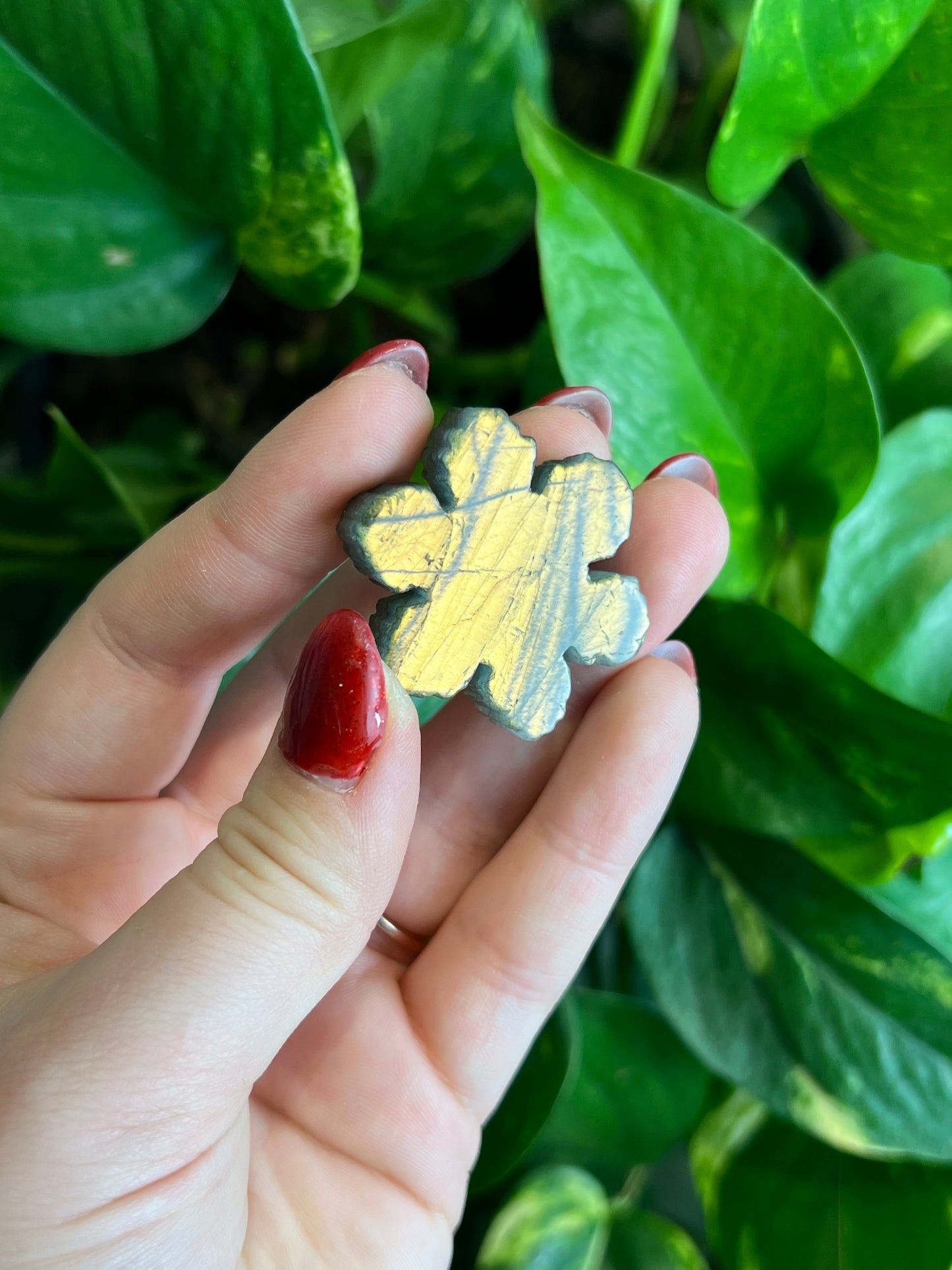 Flashy Labradorite Snowflake