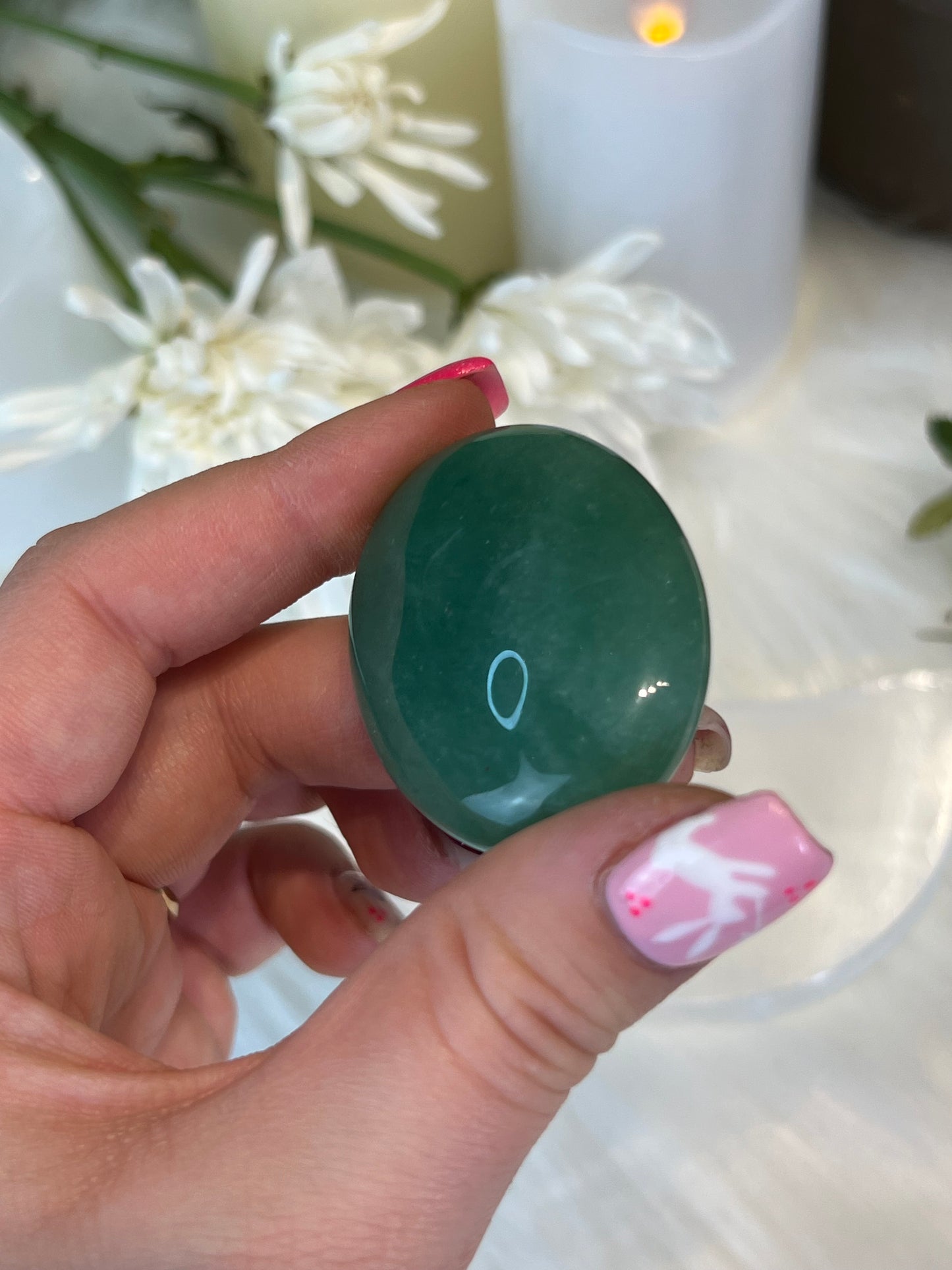 Green Aventurine Small Palm Stone