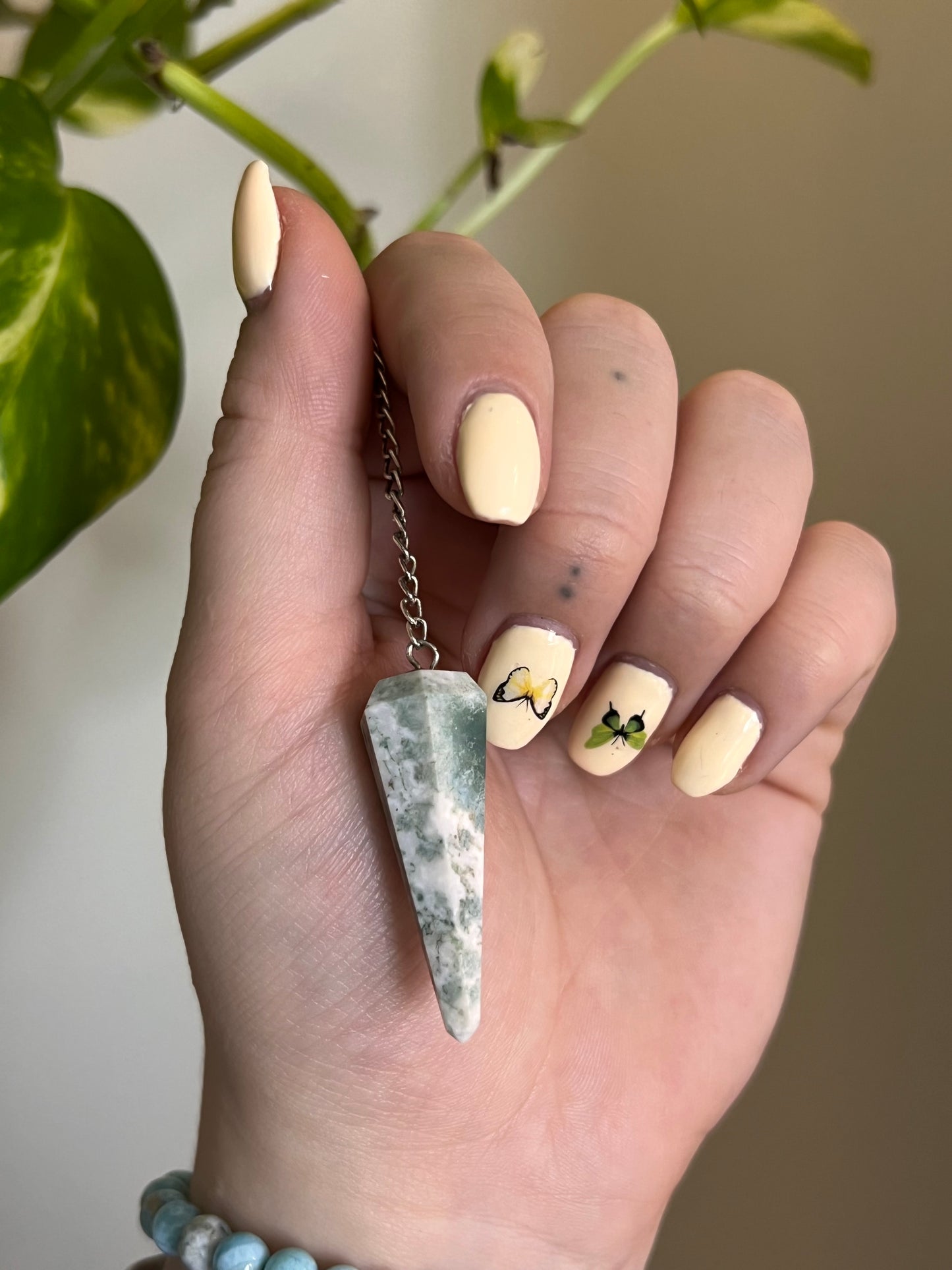 Tree Agate Pendulum