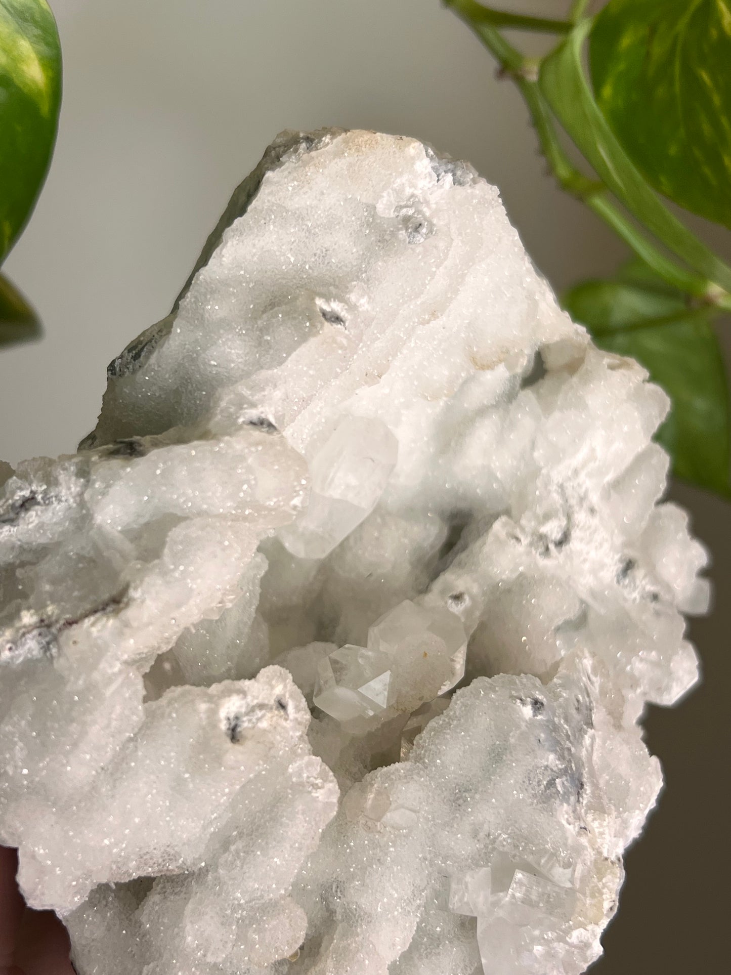 Chalcedony and Apophyllite Large Cluster 🪸