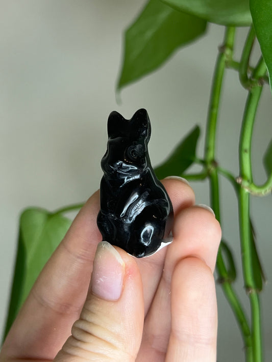 Black Obsidian Rabbit