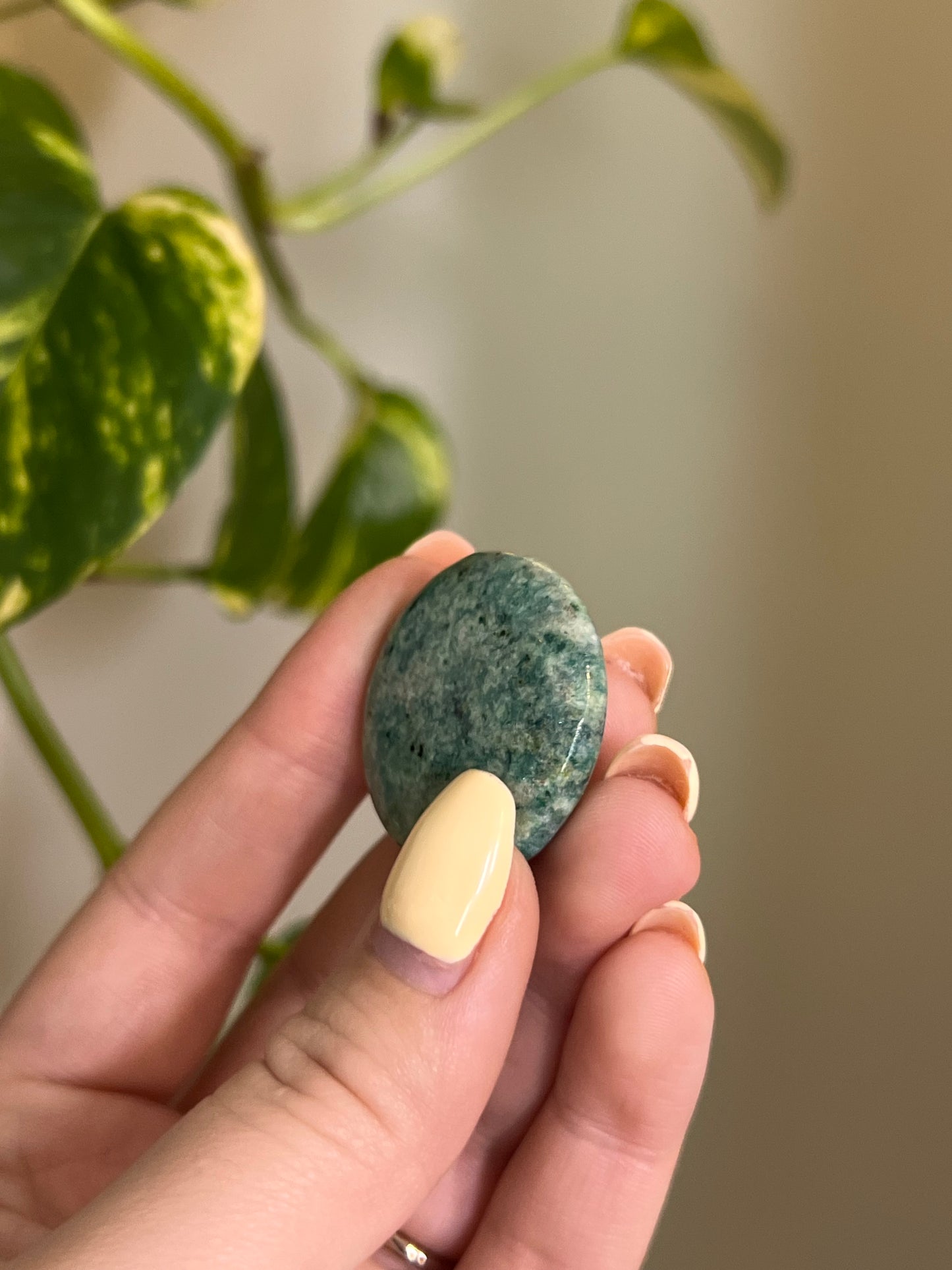 Green Aventurine Button