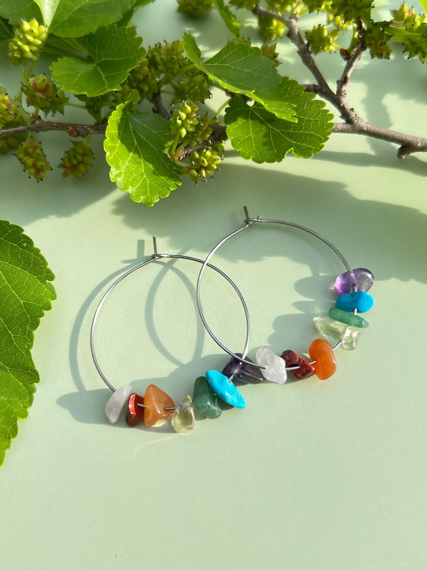 Rainbow/Queer Pride Flag Hoop Earrings