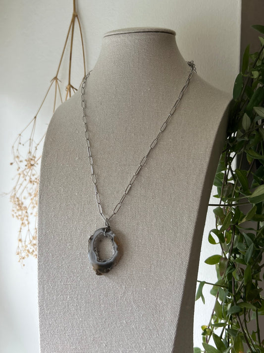 Druzy Agate Necklace