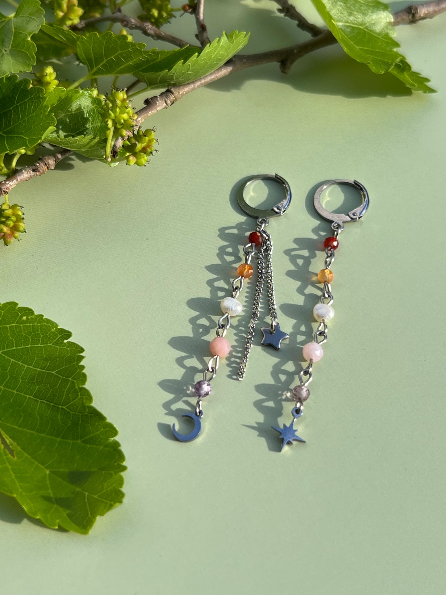 Lesbian Celestial Starburst Earrings