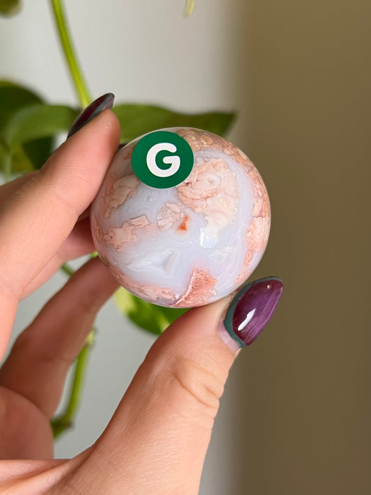 Cotton Candy Agate Sphere - G