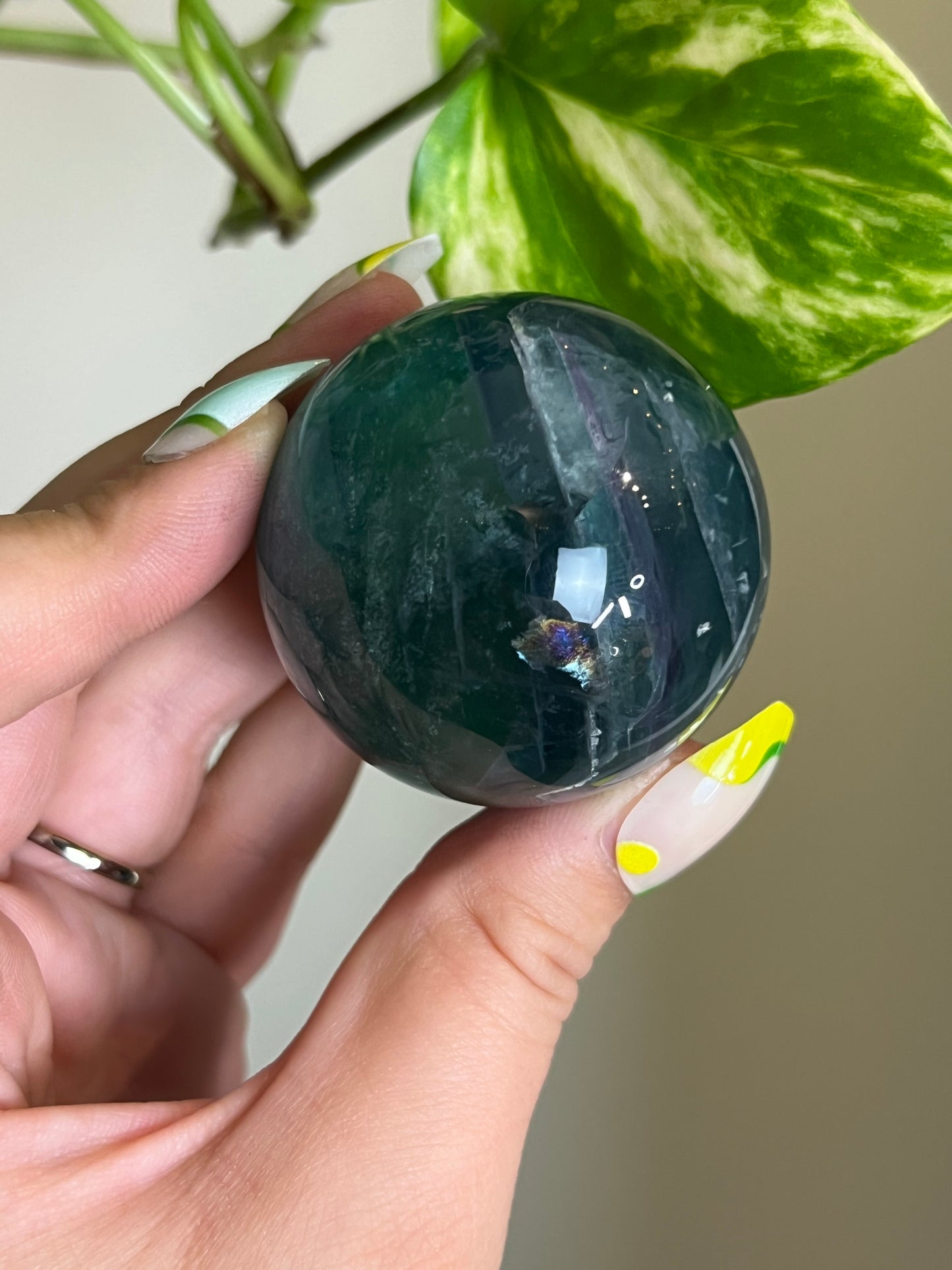 High Quality Fluorite Sphere - Q