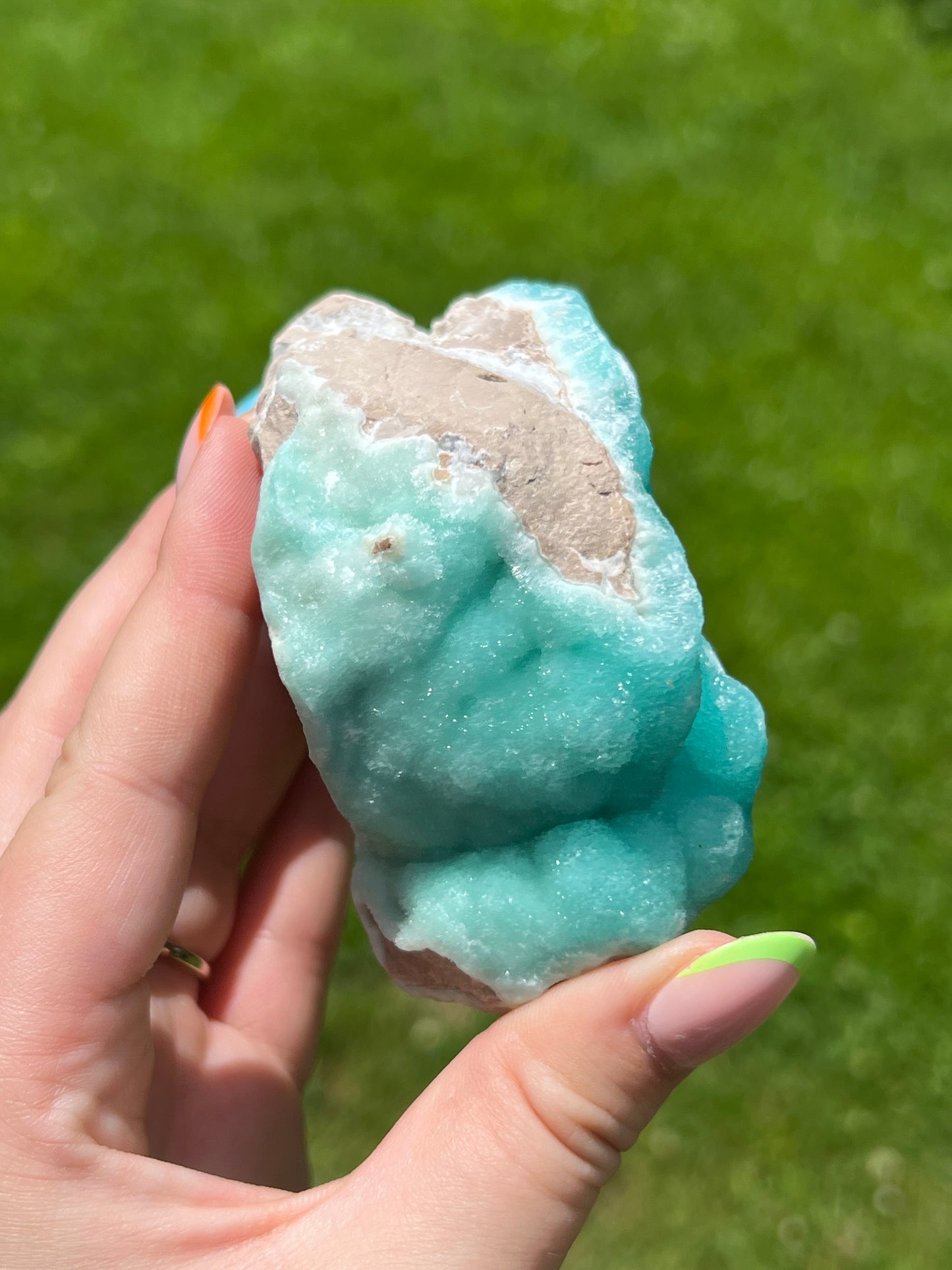 Sugary Blue Aragonite 🩵✨