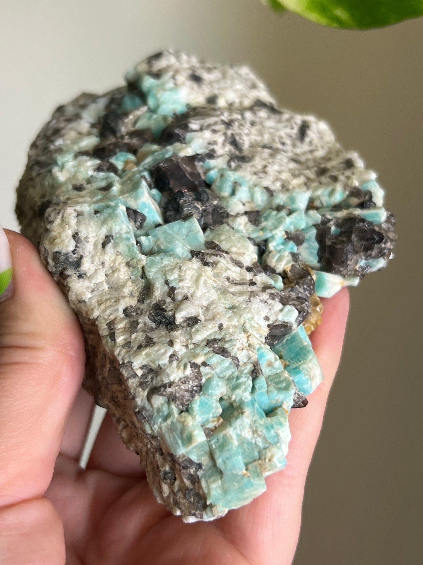 Amazonite, Smoky Quartz + Tourmaline Specimen (Canada)
