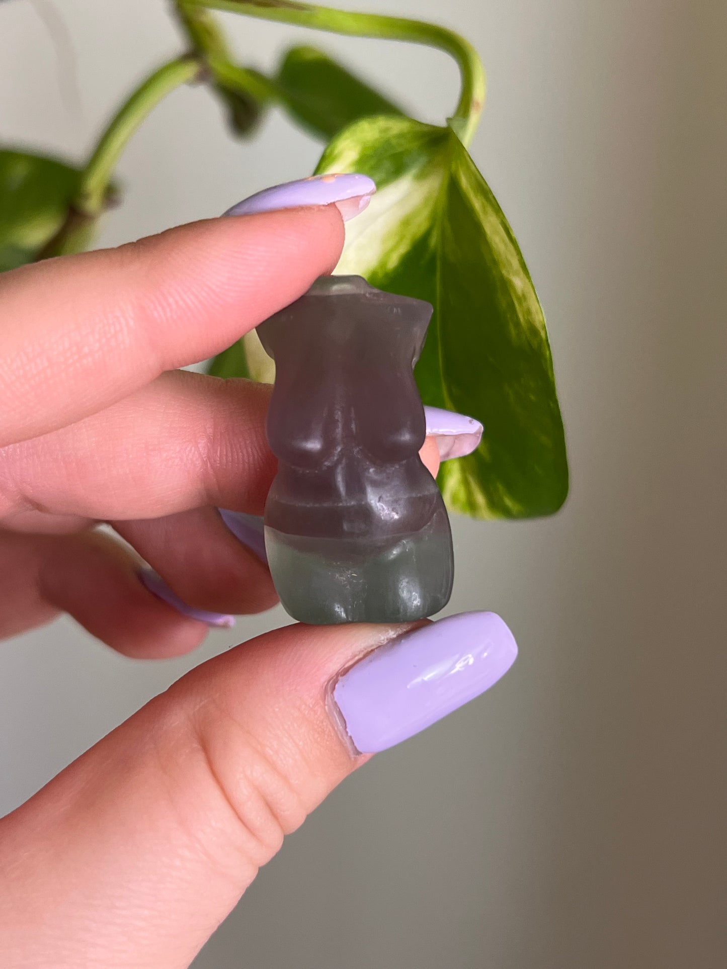 Fluorite Curvy Body Carving