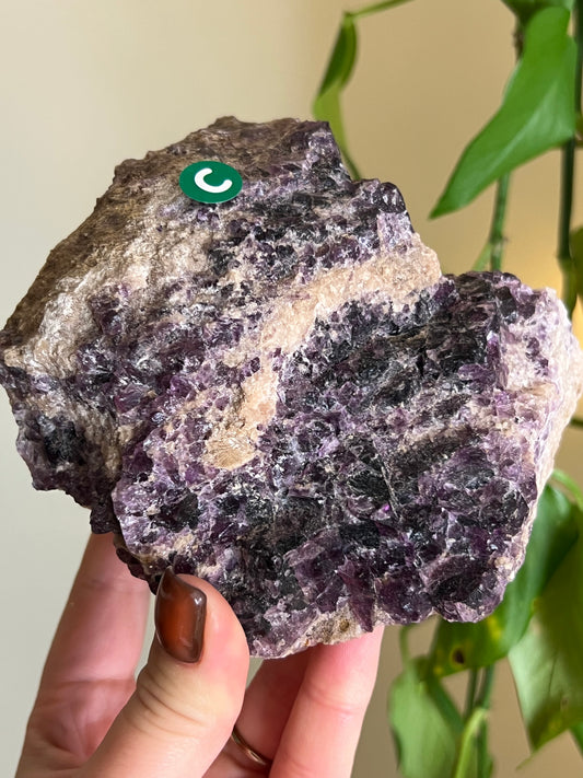 Raw Purple Fluorite From Ontario - C