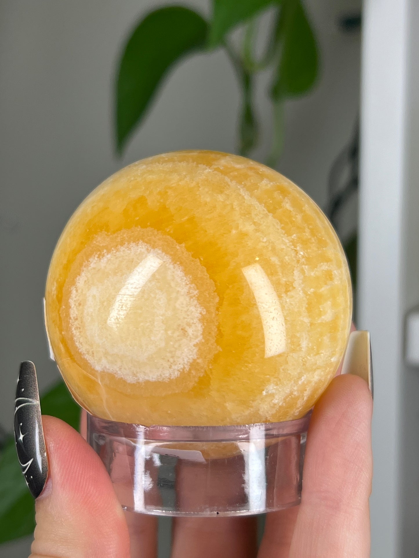 Orange Calcite Sphere