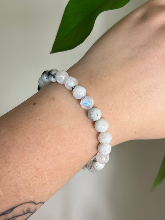 Rainbow Moonstone Bracelet