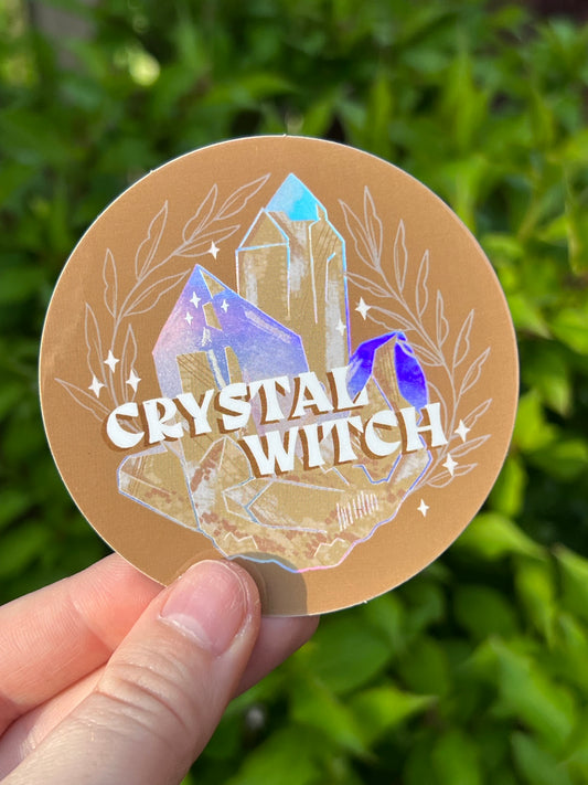 Crystal Witch Holographic Sticker
