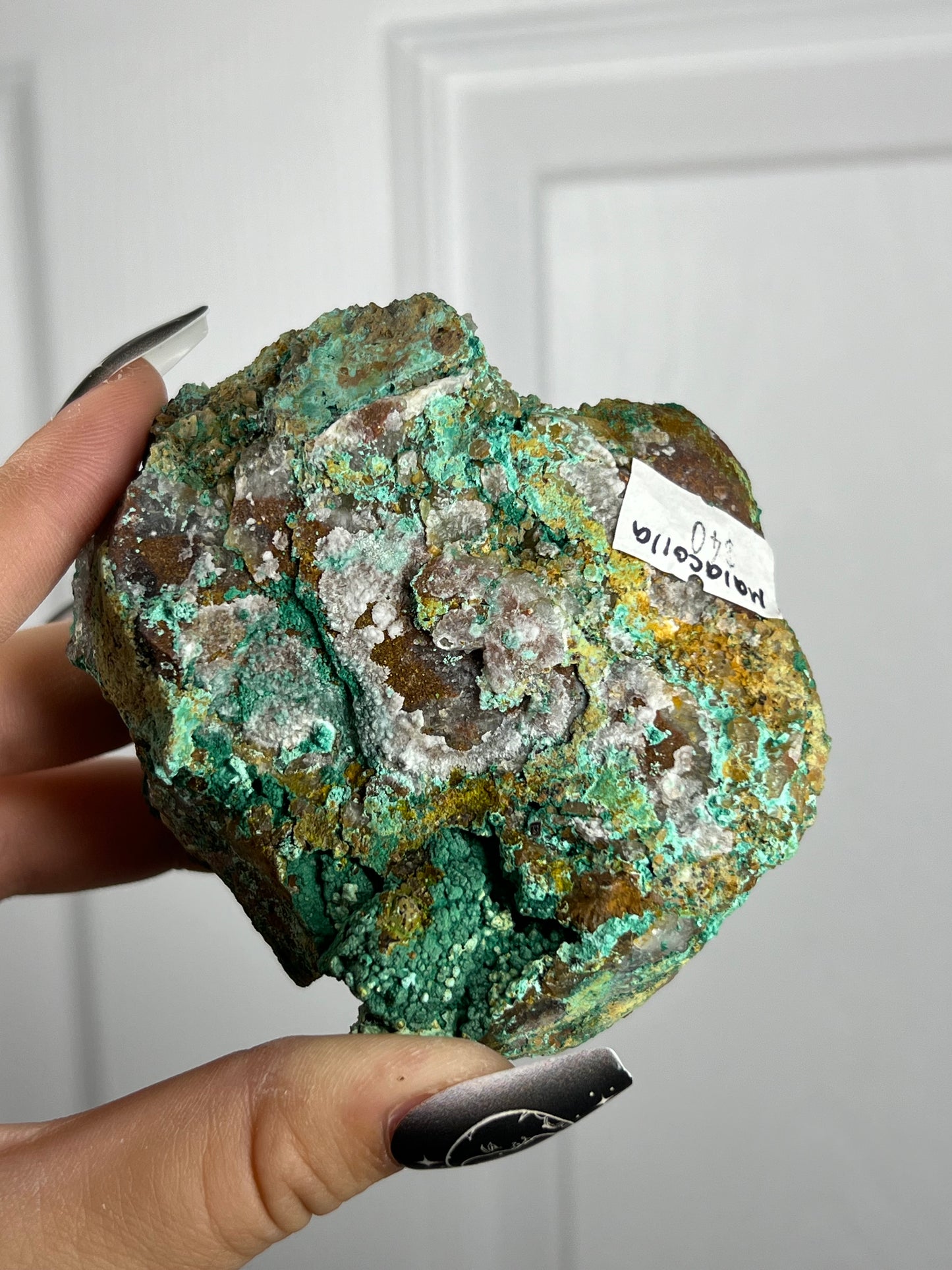 Malachite and Chrysocolla Raw A