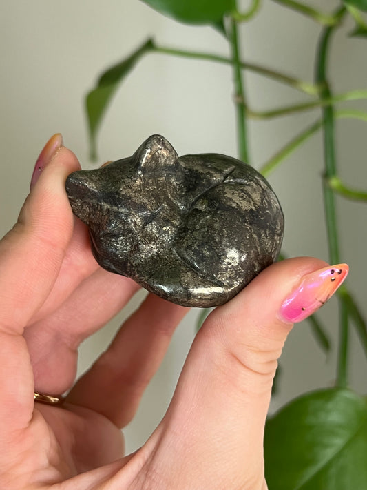 Pyrite Sleeping Cat