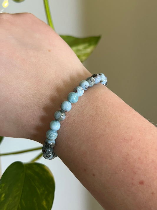 6mm Larimar Bracelet