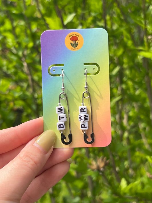 PWR BTM Quartz Earrings