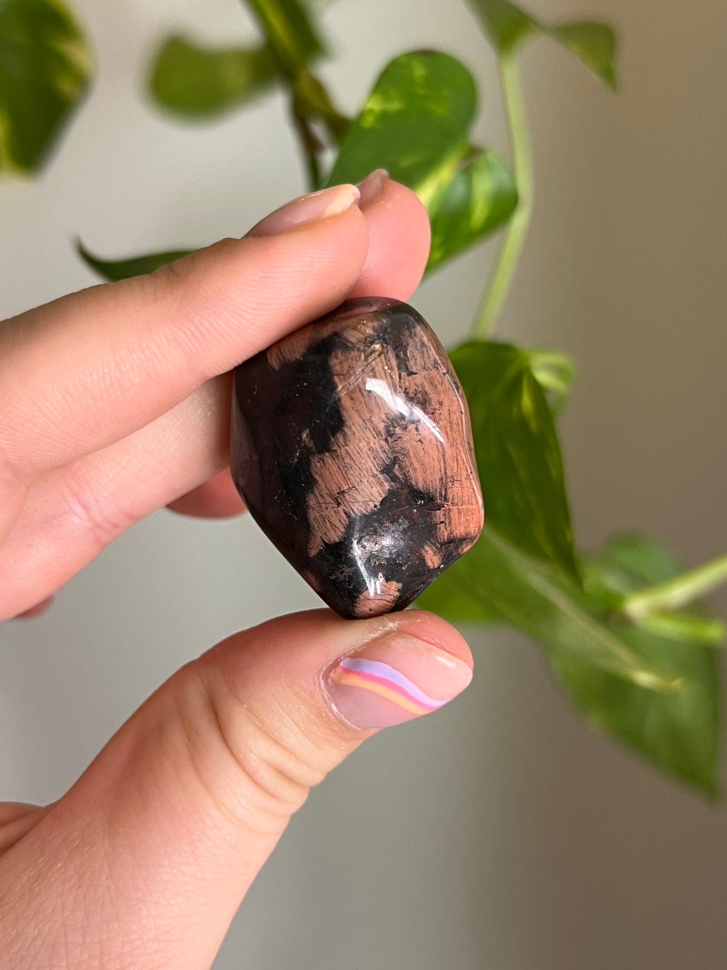 Silver Rainbow Jasper Tumbled
