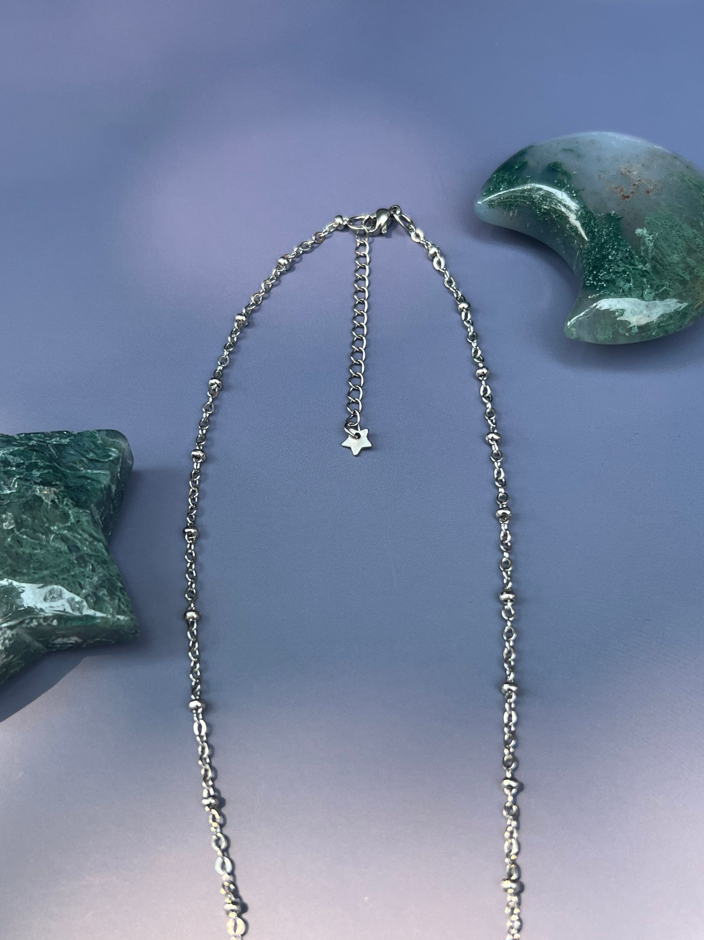Aries - Zodiac Sign Gemstone Silver Necklace