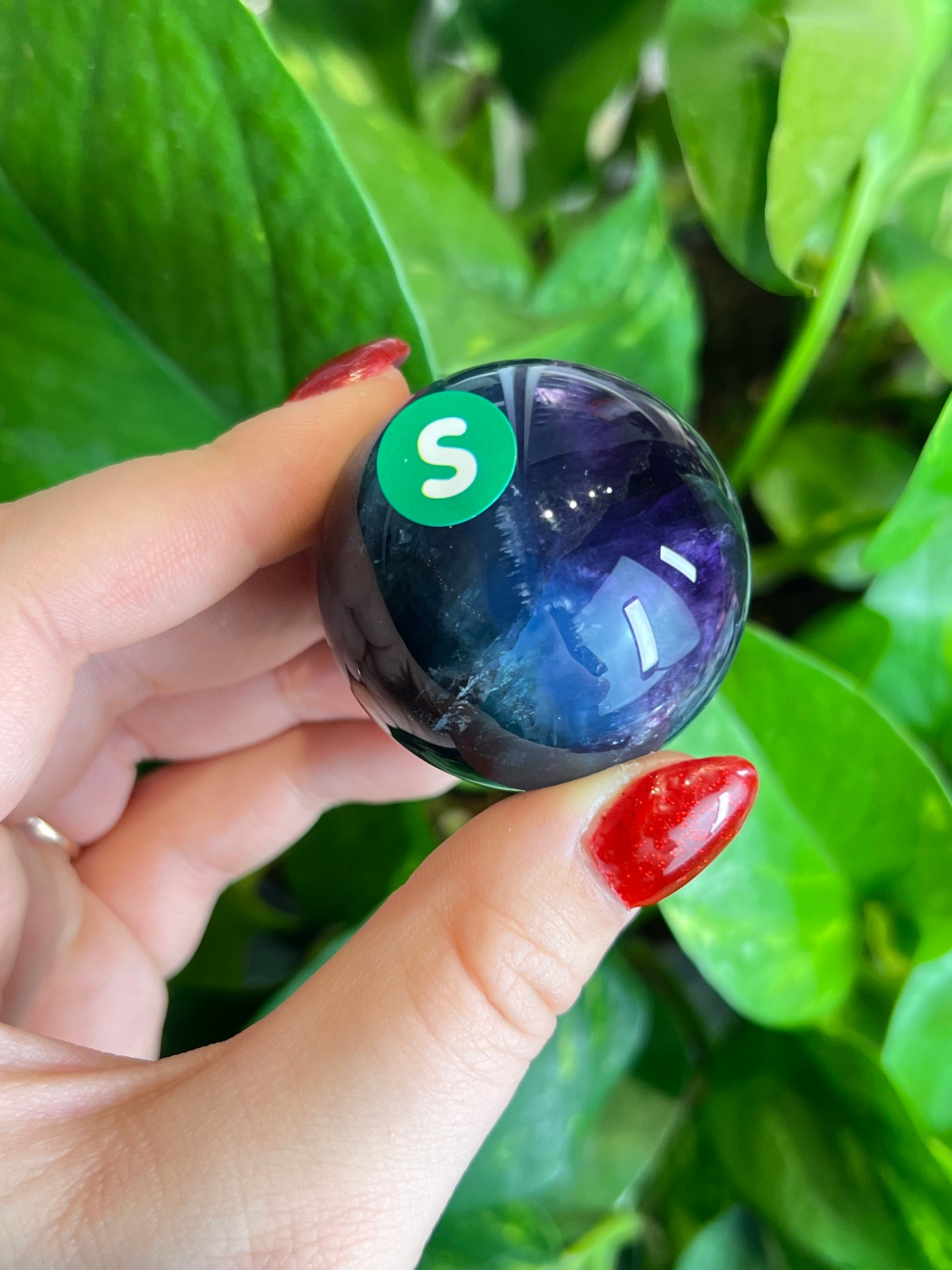 Rainbow Fluorite High Quality Sphere - S