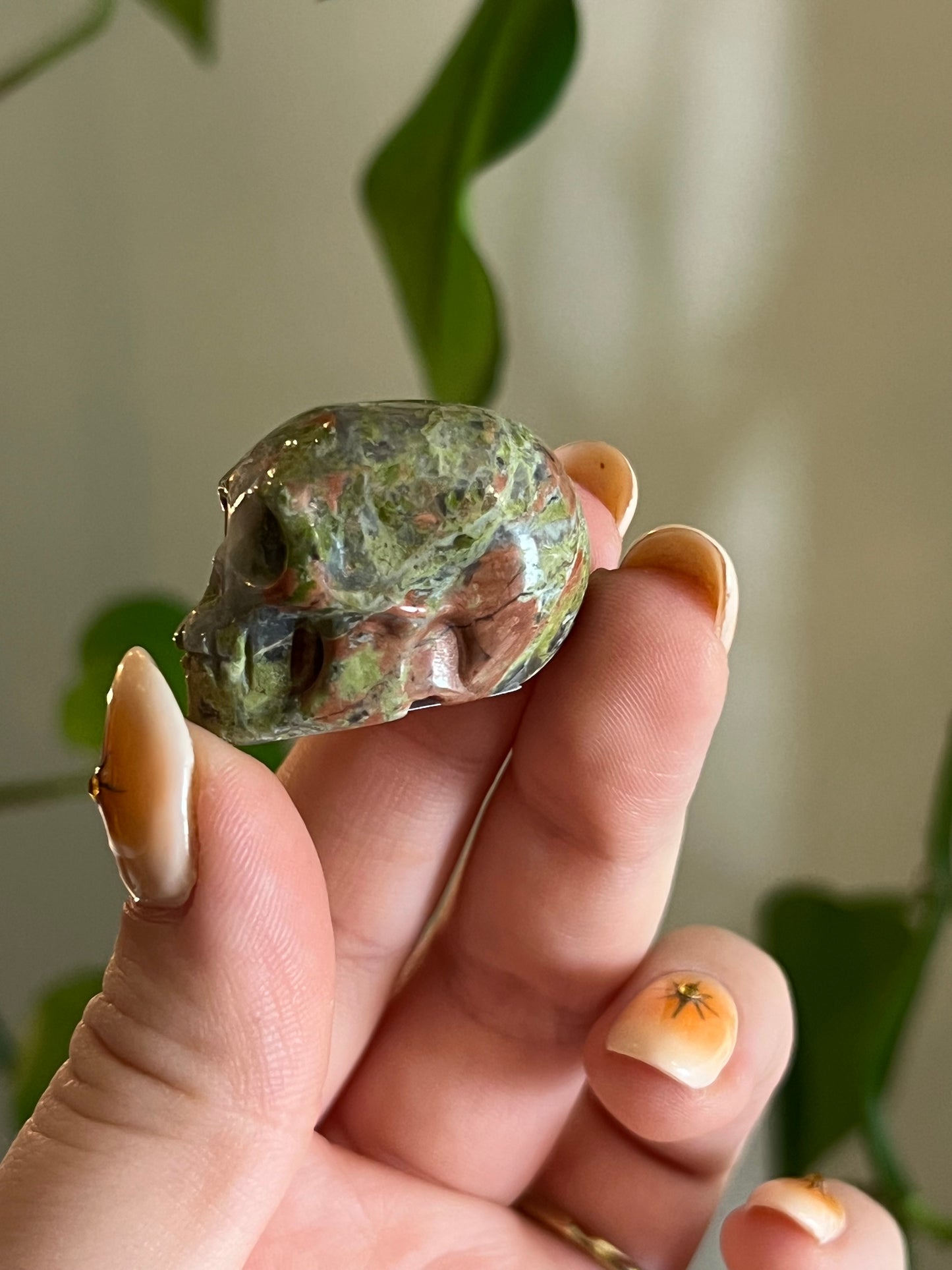 Unakite Small Skull