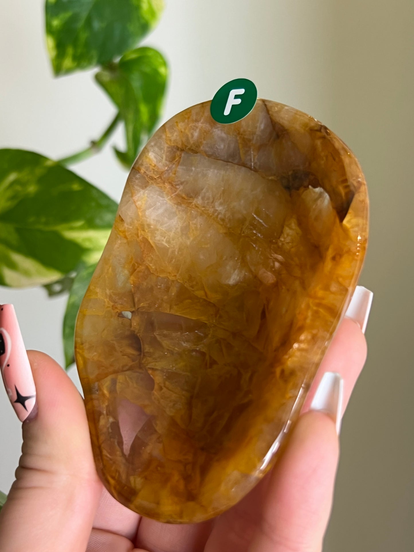Golden Healer Quartz Bowl - F