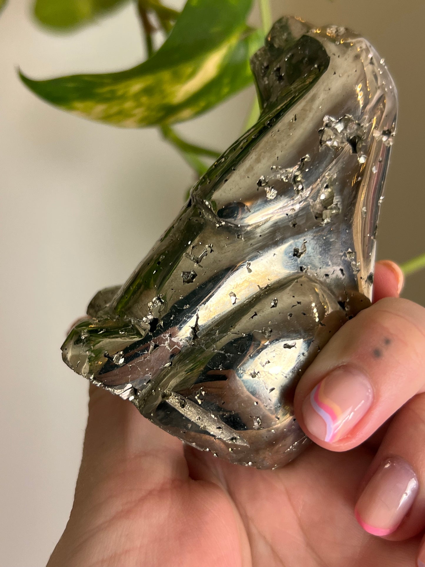 Druzy Pyrite Dog