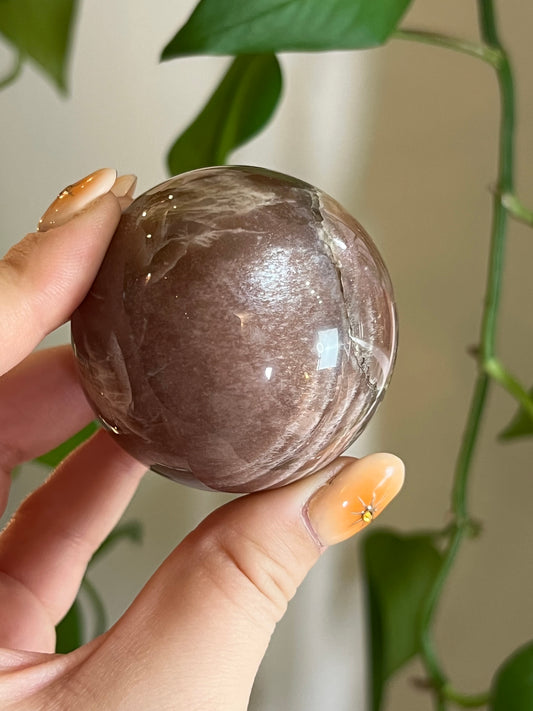 Peach Moonstone/Sunstone Sphere