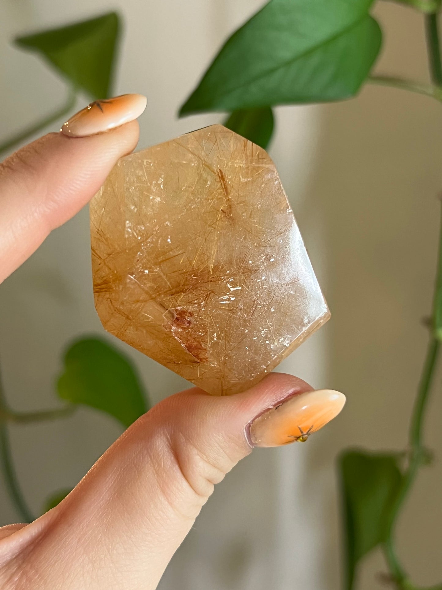 Golden Rutile Quartz Gusher - UY