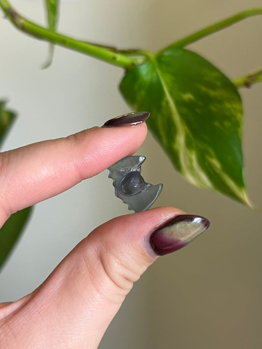 Rainbow Fluorite Mini Bat