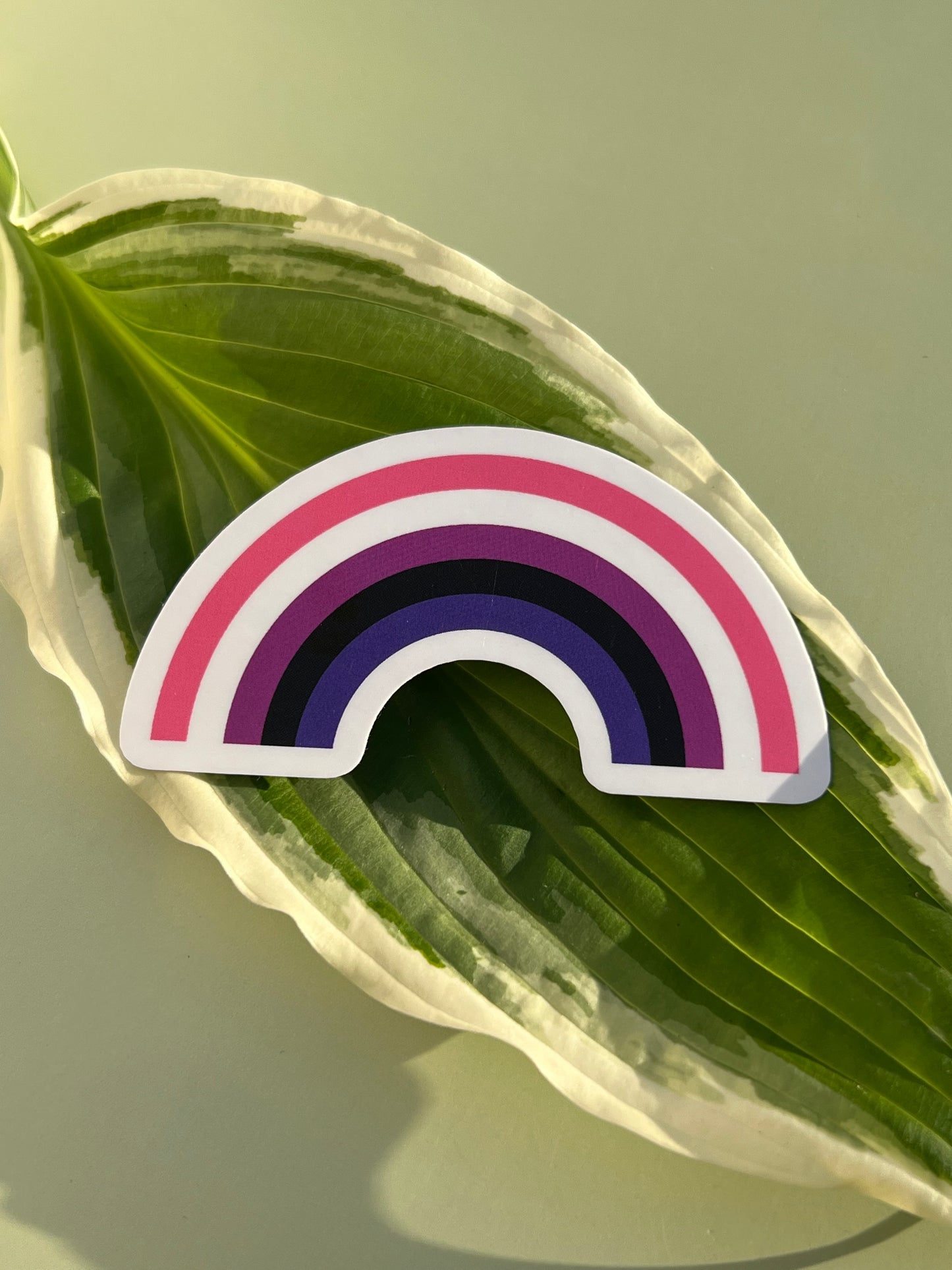 Genderfluid Rainbow Sticker
