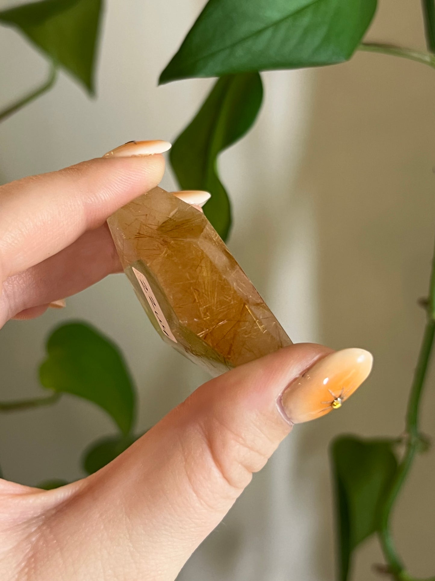 Golden Rutile Quartz Gusher - UY