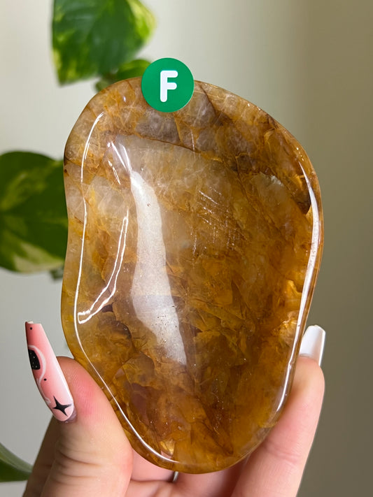 Golden Healer Quartz Bowl - F