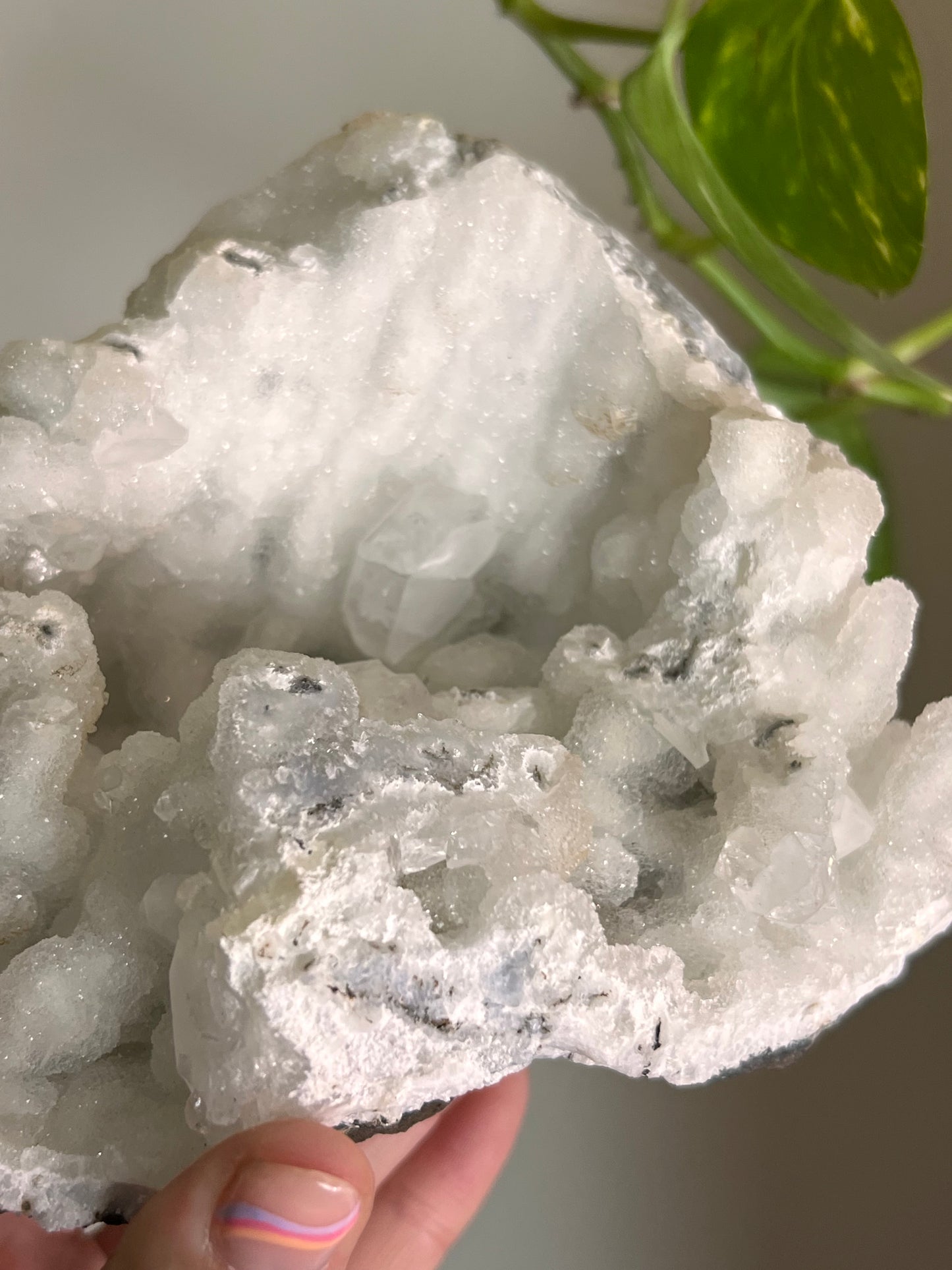 Chalcedony and Apophyllite Large Cluster 🪸