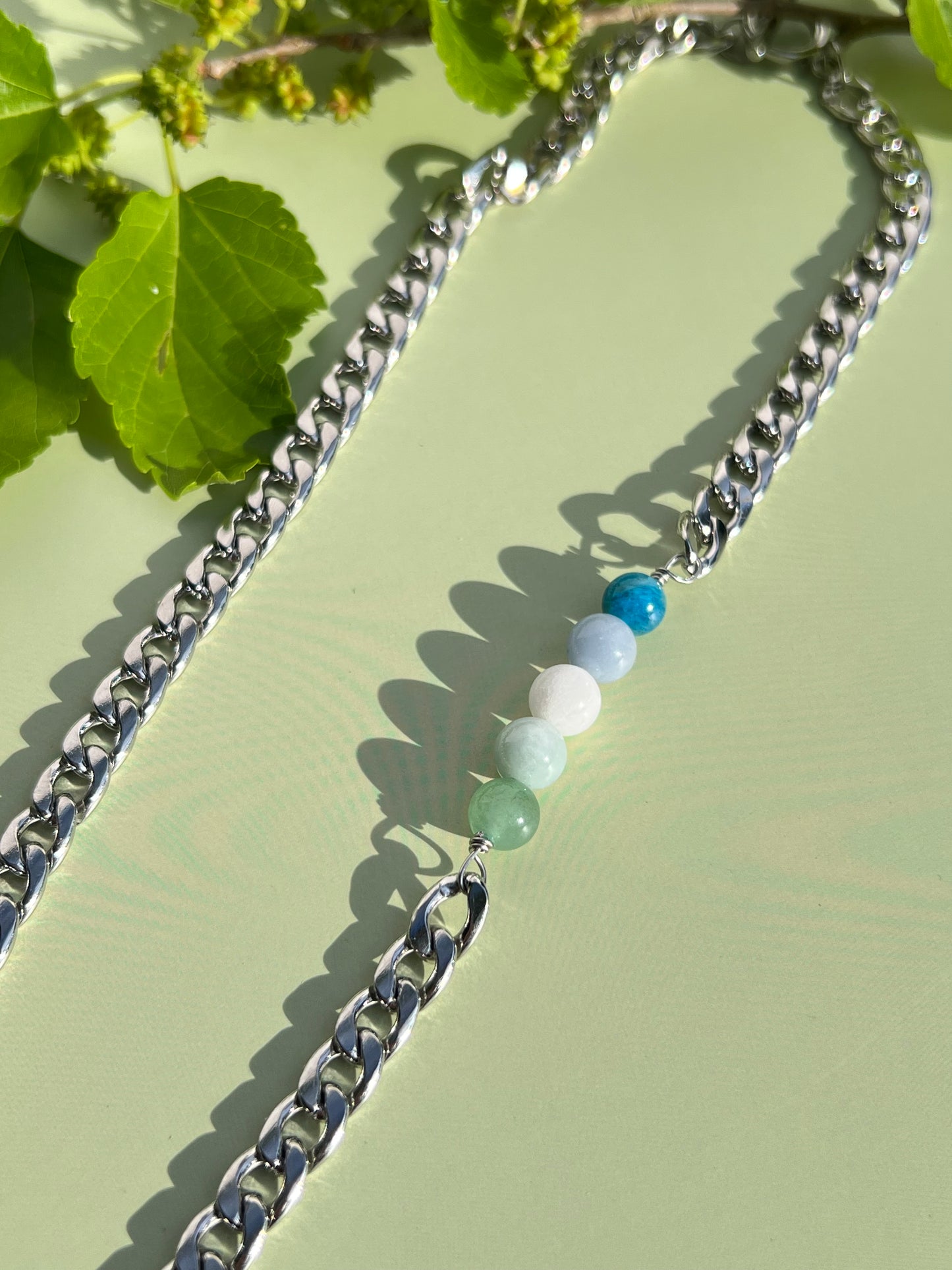 Gay/ Achillean Inspired Flag Thick Chain Necklace