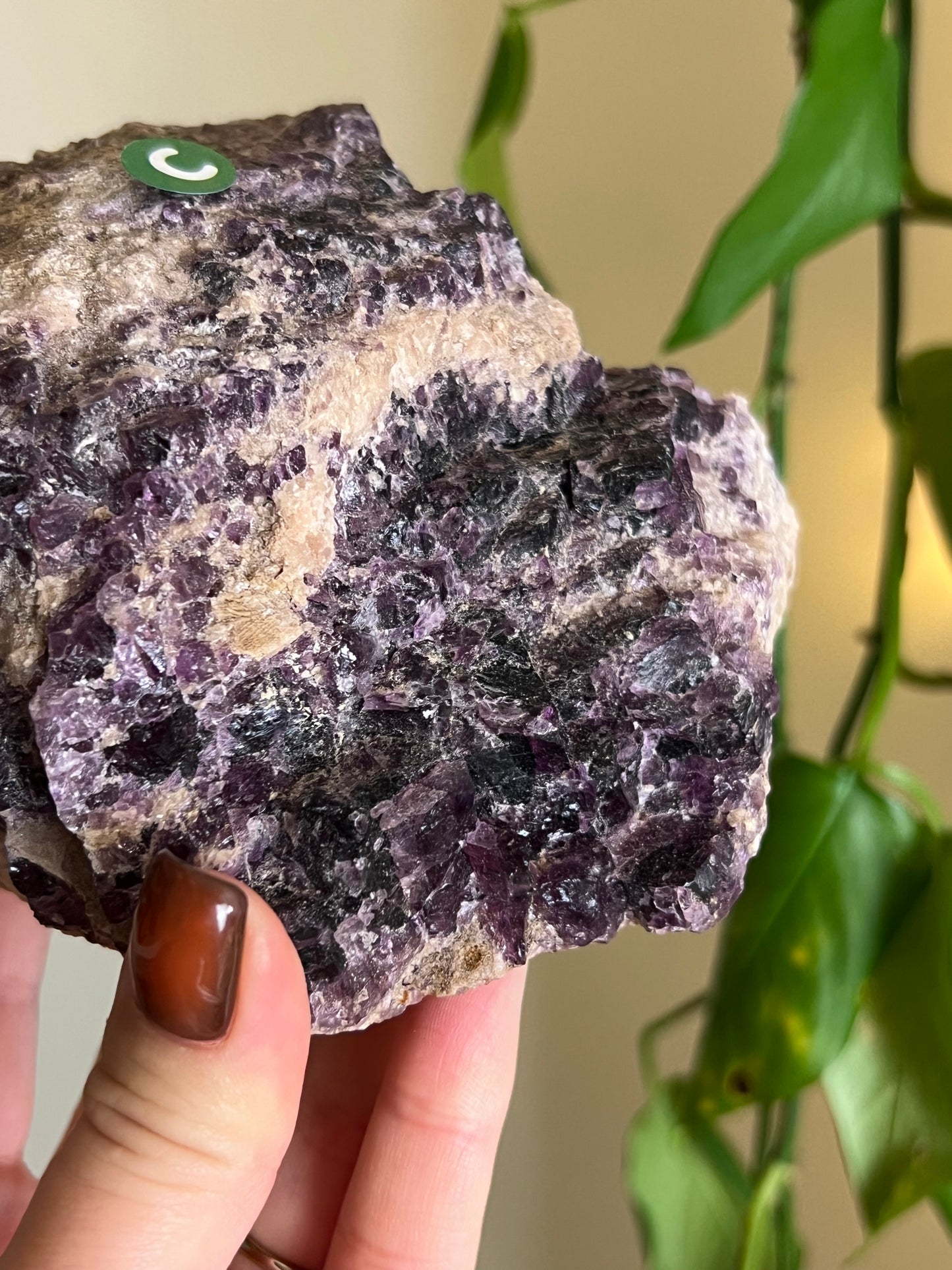 Raw Purple Fluorite From Ontario - C
