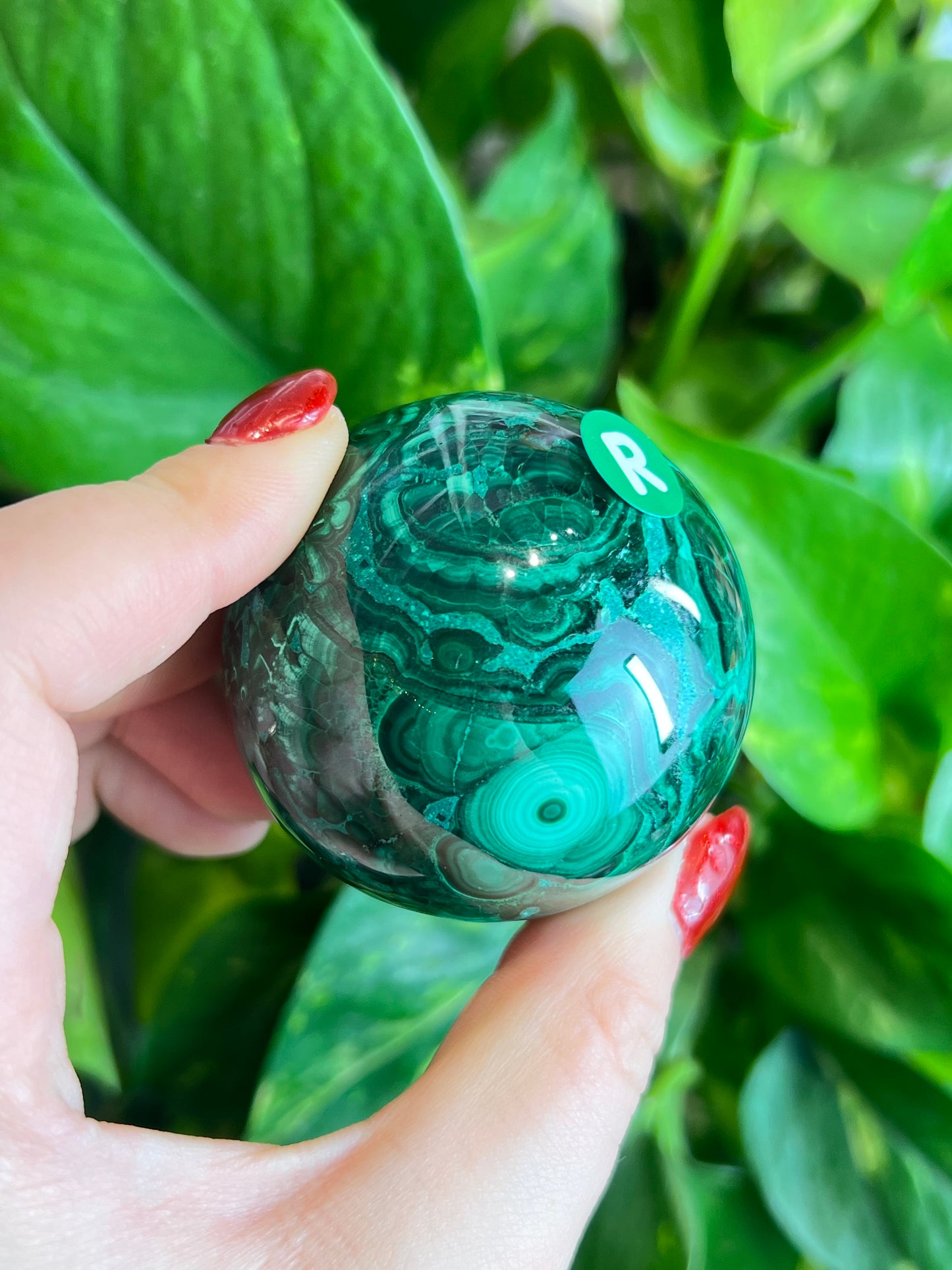 Malachite x Chrysocolla Sphere - R