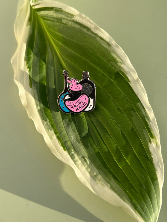 Trans Magic Potions Pin