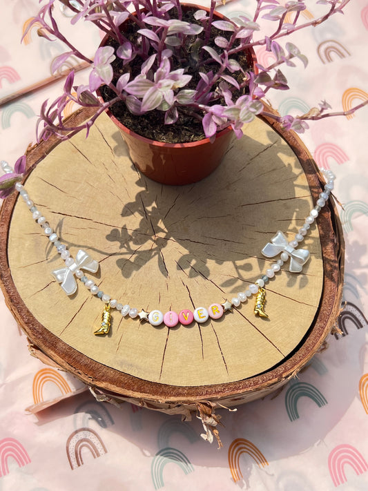 The Giver Chappell Roan Beaded Necklace