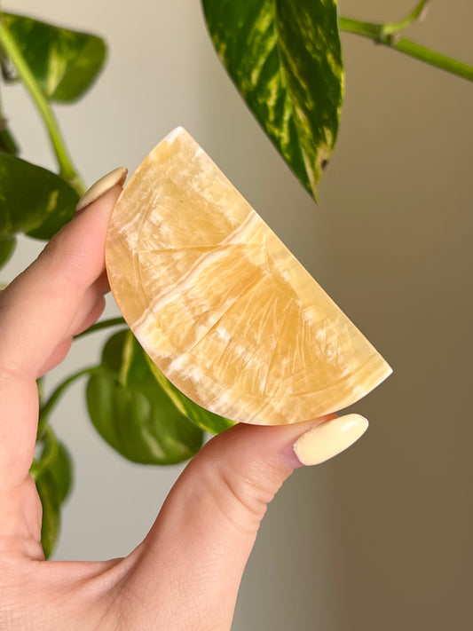 Orange Calcite Fruit Slice 🍊