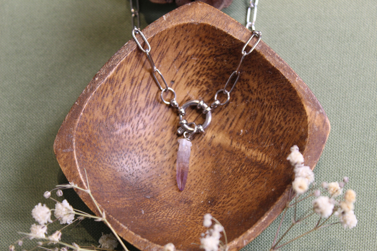 Vera Cruz Amethyst Dainty Necklace