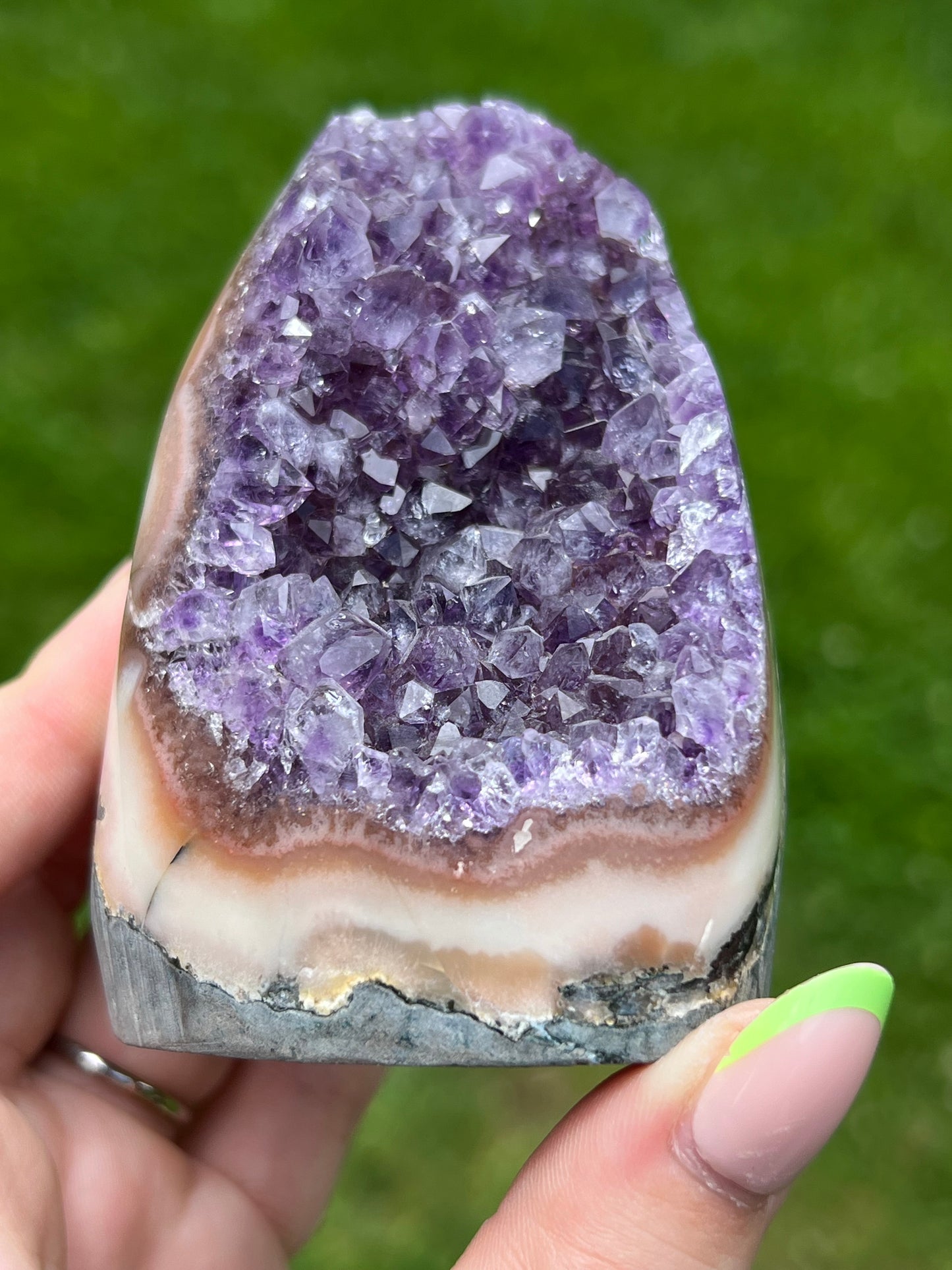 Amethyst Cluster Cutbase