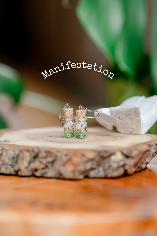 Manifestation - Spell Jar Earrings