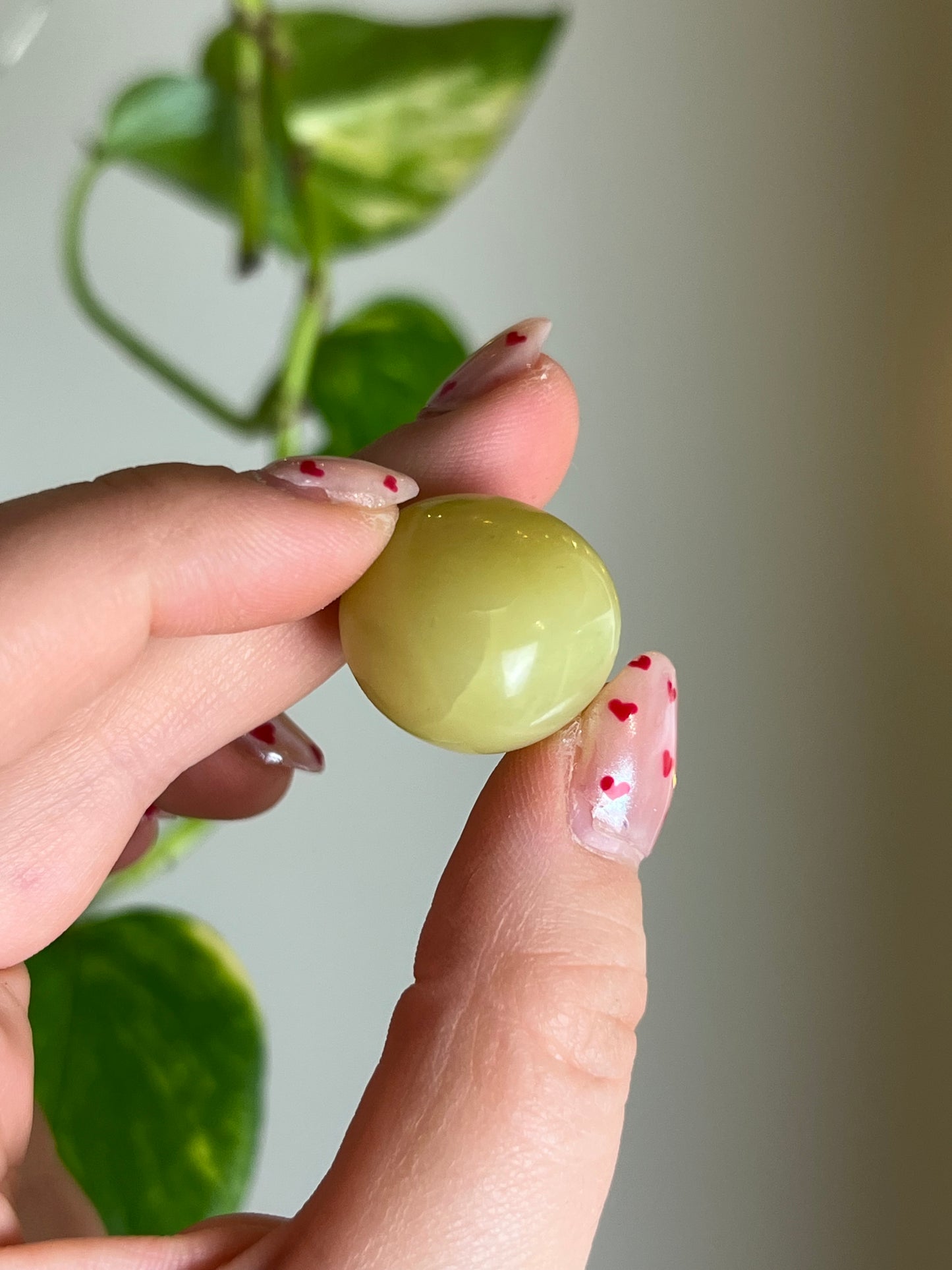 Lime Serpentine Tumbled