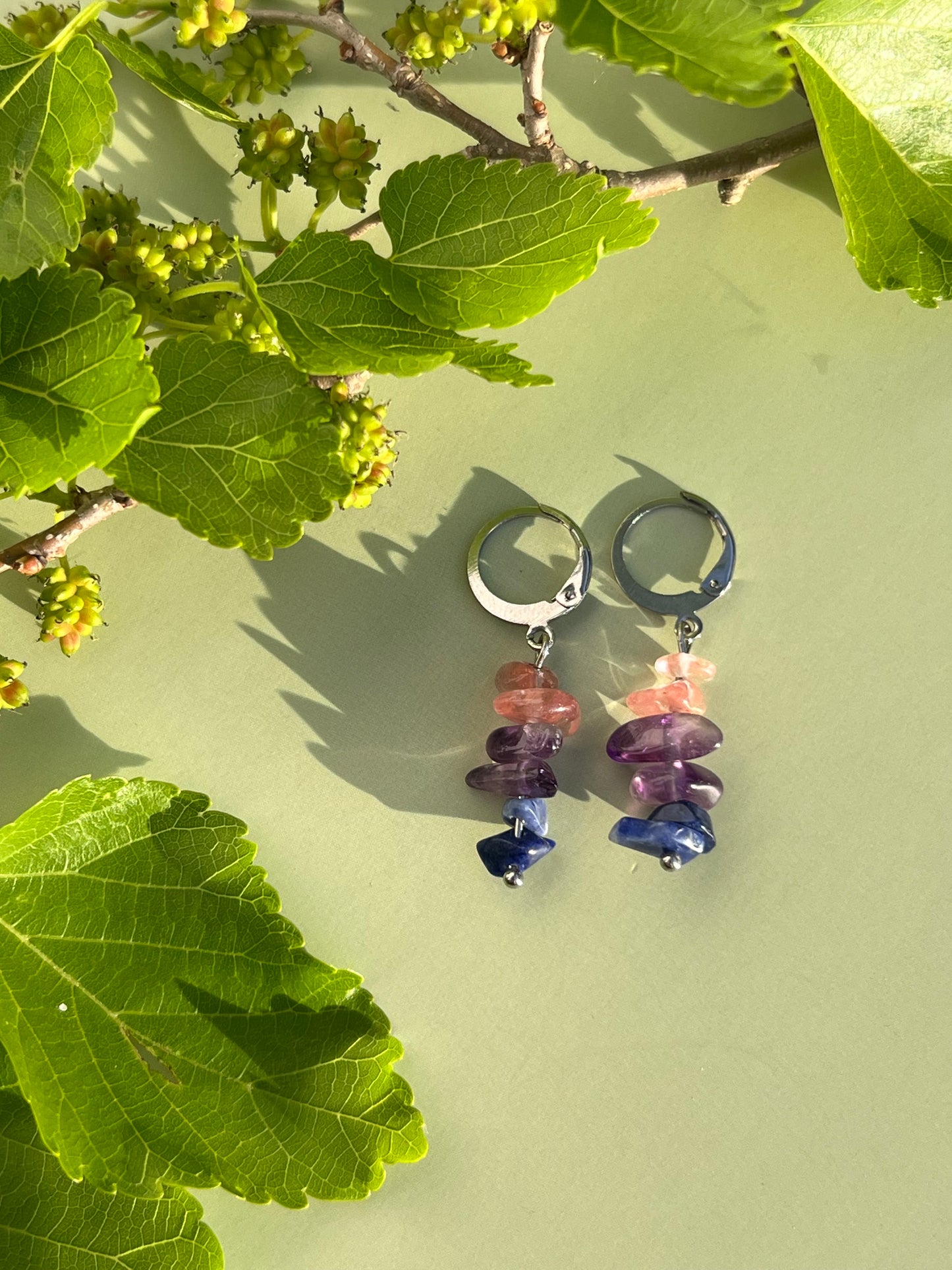 Bisexual Pride Flag Huggie Earrings