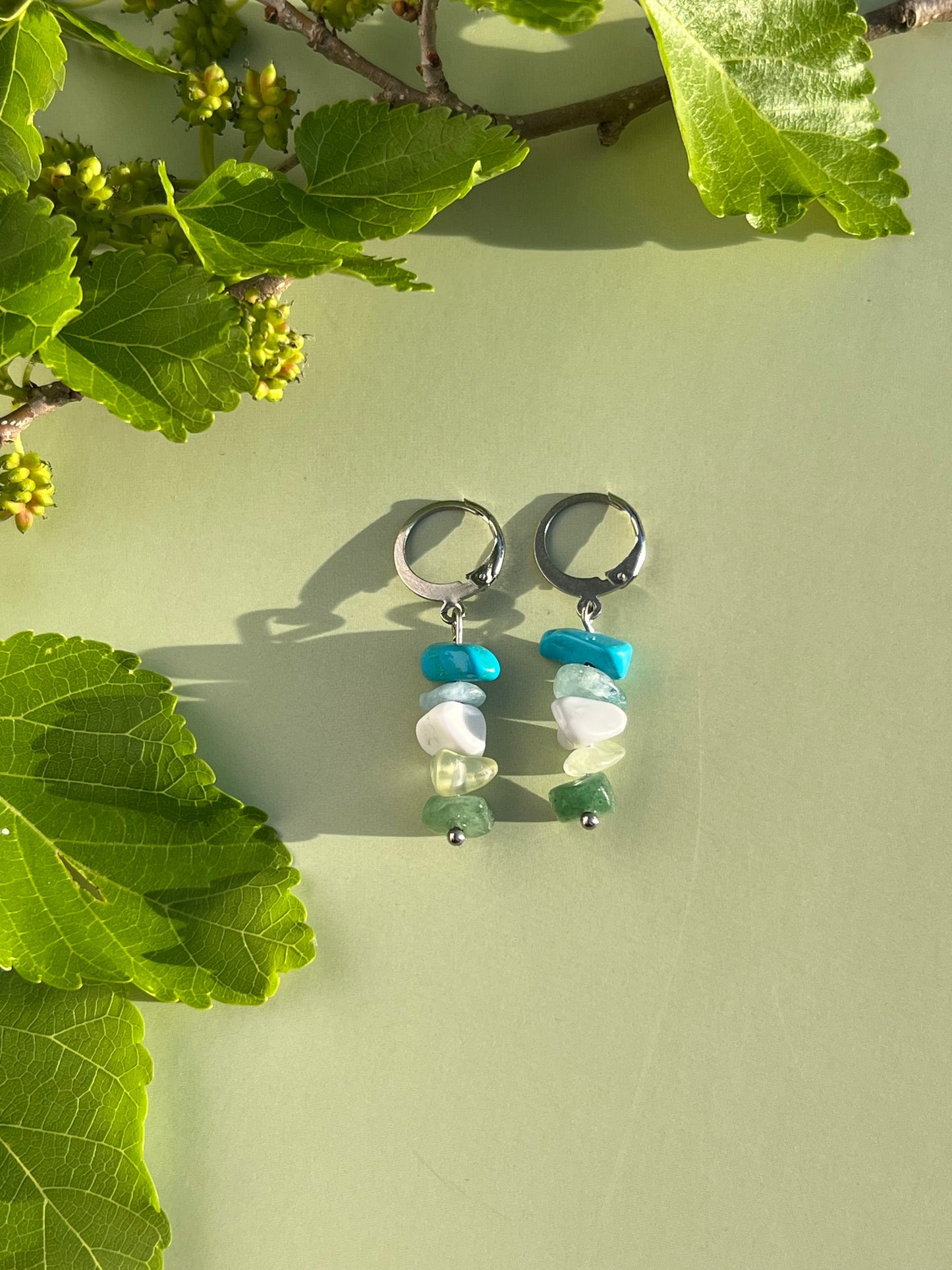 Gay/Achillean Pride Flag Huggie Earrings