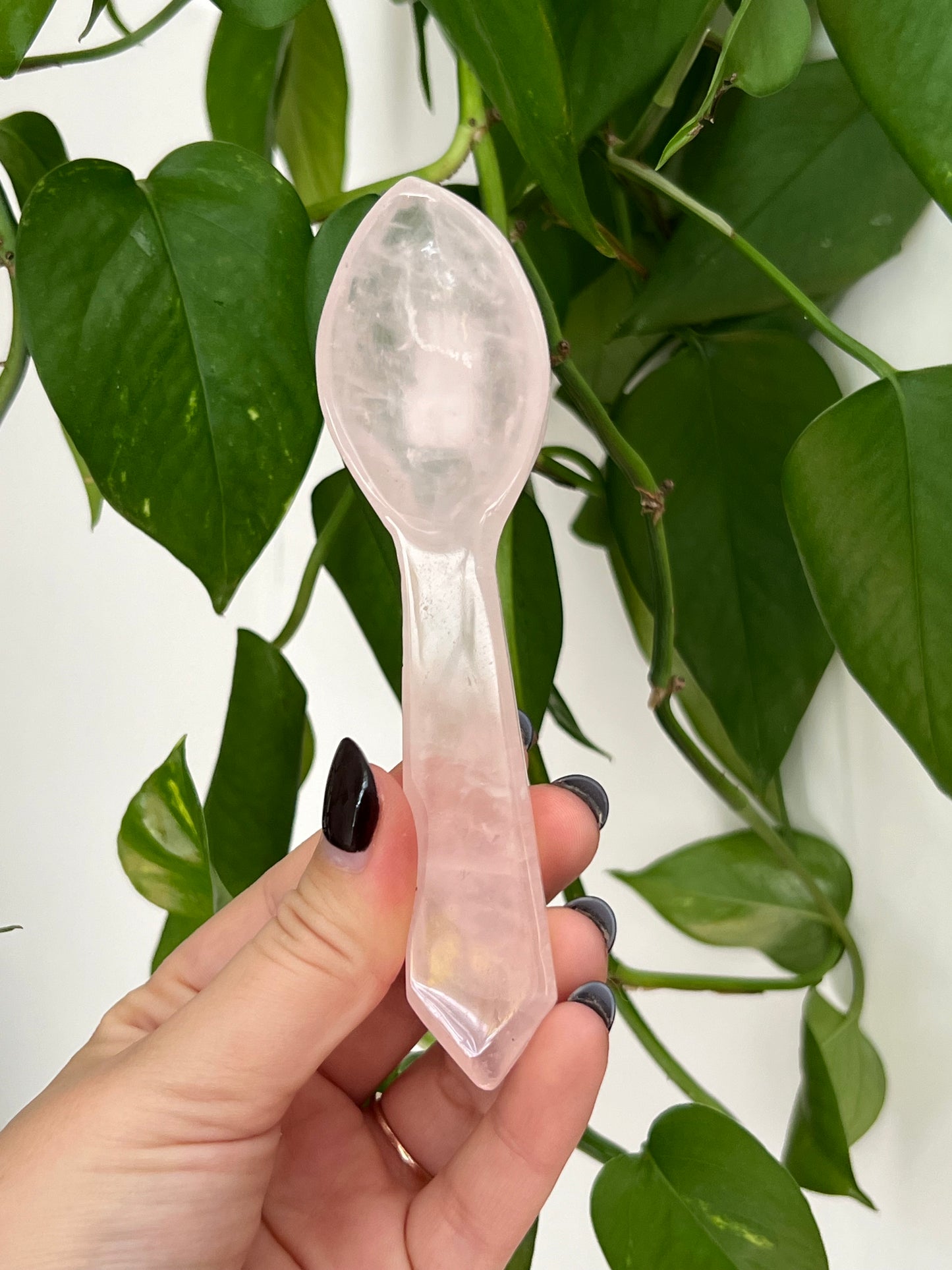 Rose Quartz Spoon